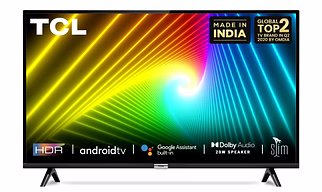 TCL 80 cm (32 inches) HD Ready Certified Android Smart LED TV 32S6500S (Black)