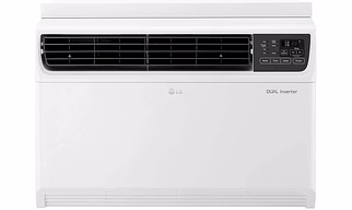 LG 1.5 Ton 3 Star Inverter Window AC (Copper, JW-Q18WUXA1, White)