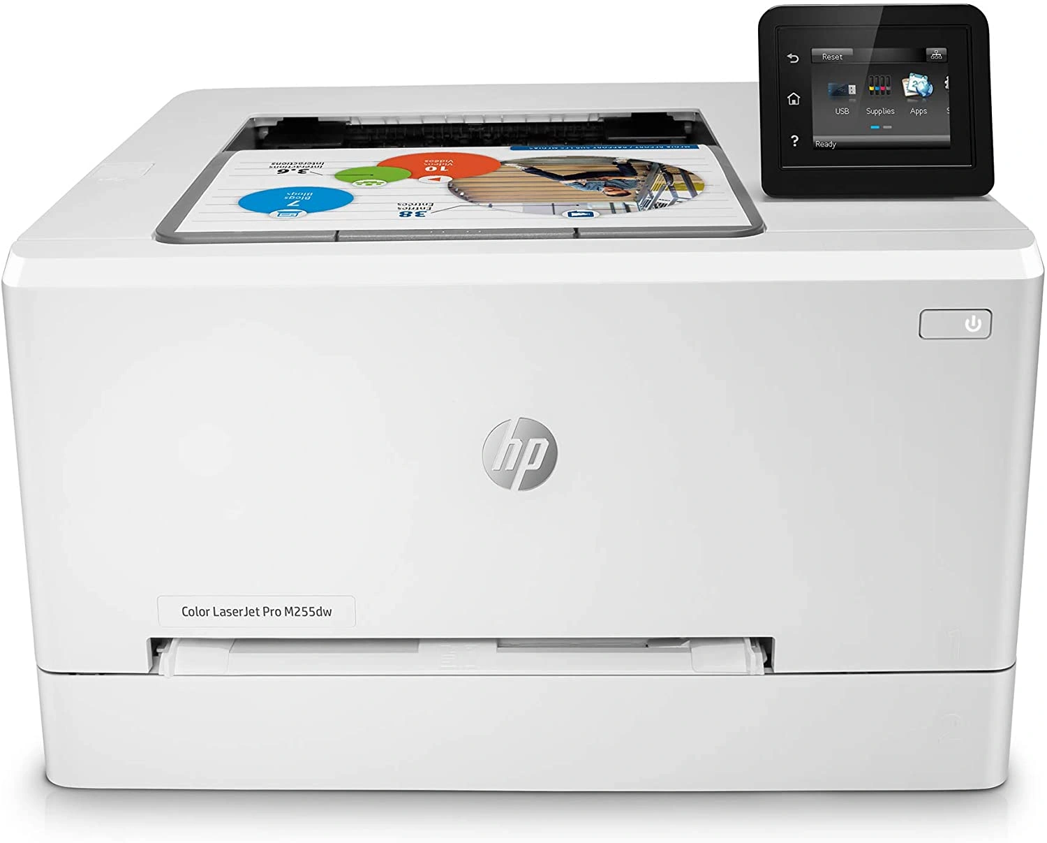 HP Color LaserJet Pro M255dw Wireless Laser Printer, Remote Mobile Print, Duplex Printing-7KW64A