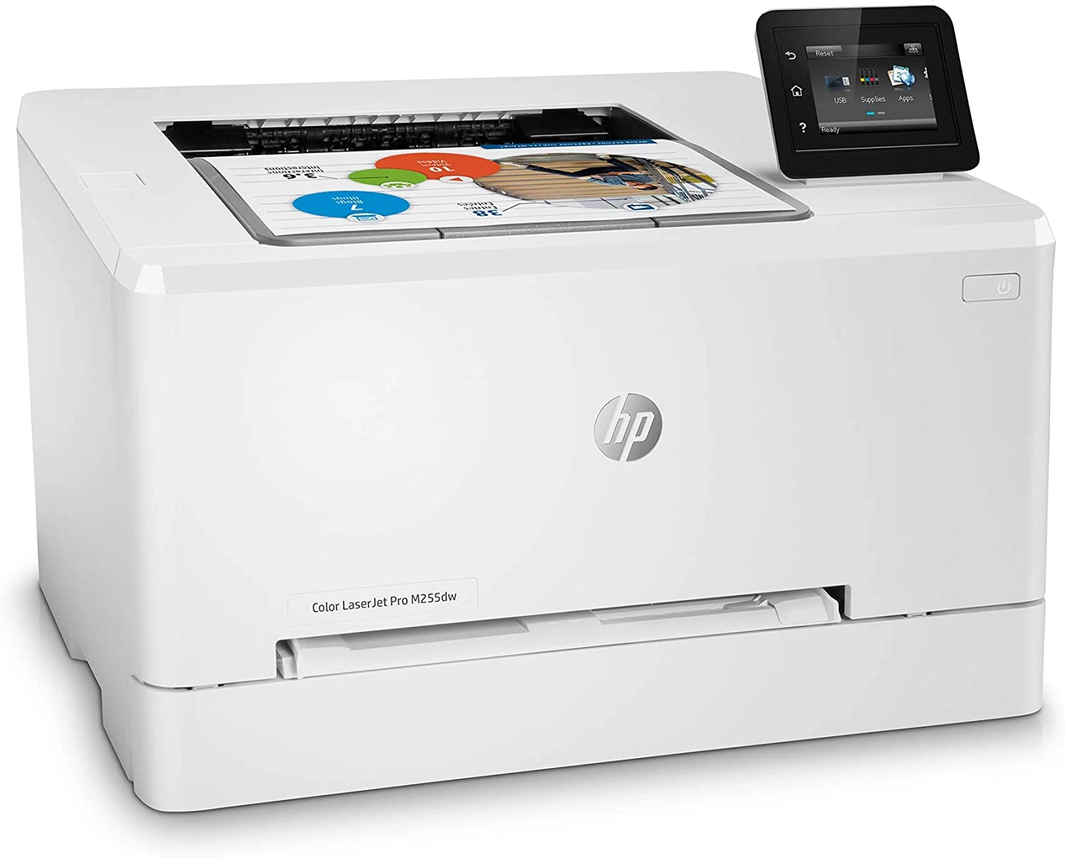 HP Color LaserJet Pro M255dw Wireless Laser Printer, Remote Mobile Print, Duplex Printing-1