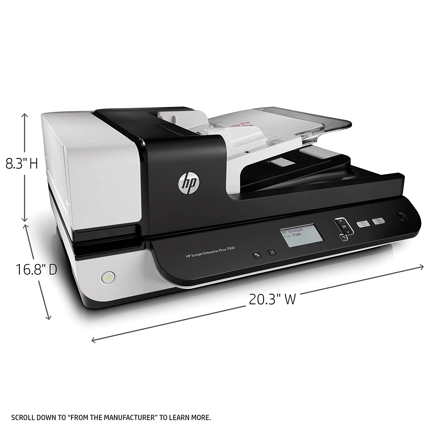 HP Scanjet Enterprise Flow 7500 Flatbed Scanner-4