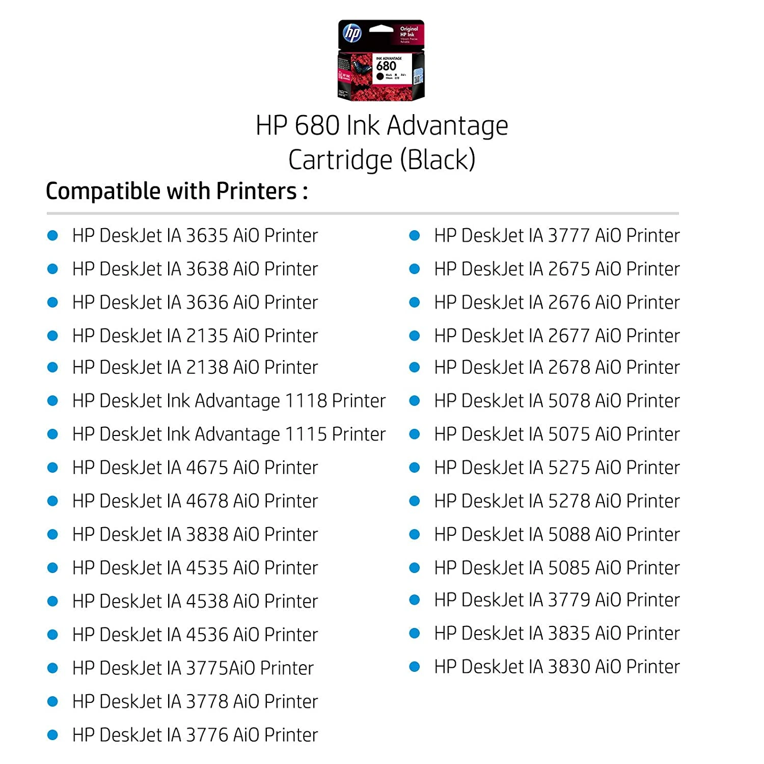 HP 680 2-pack Black Original Ink Advantage Cartridges-1