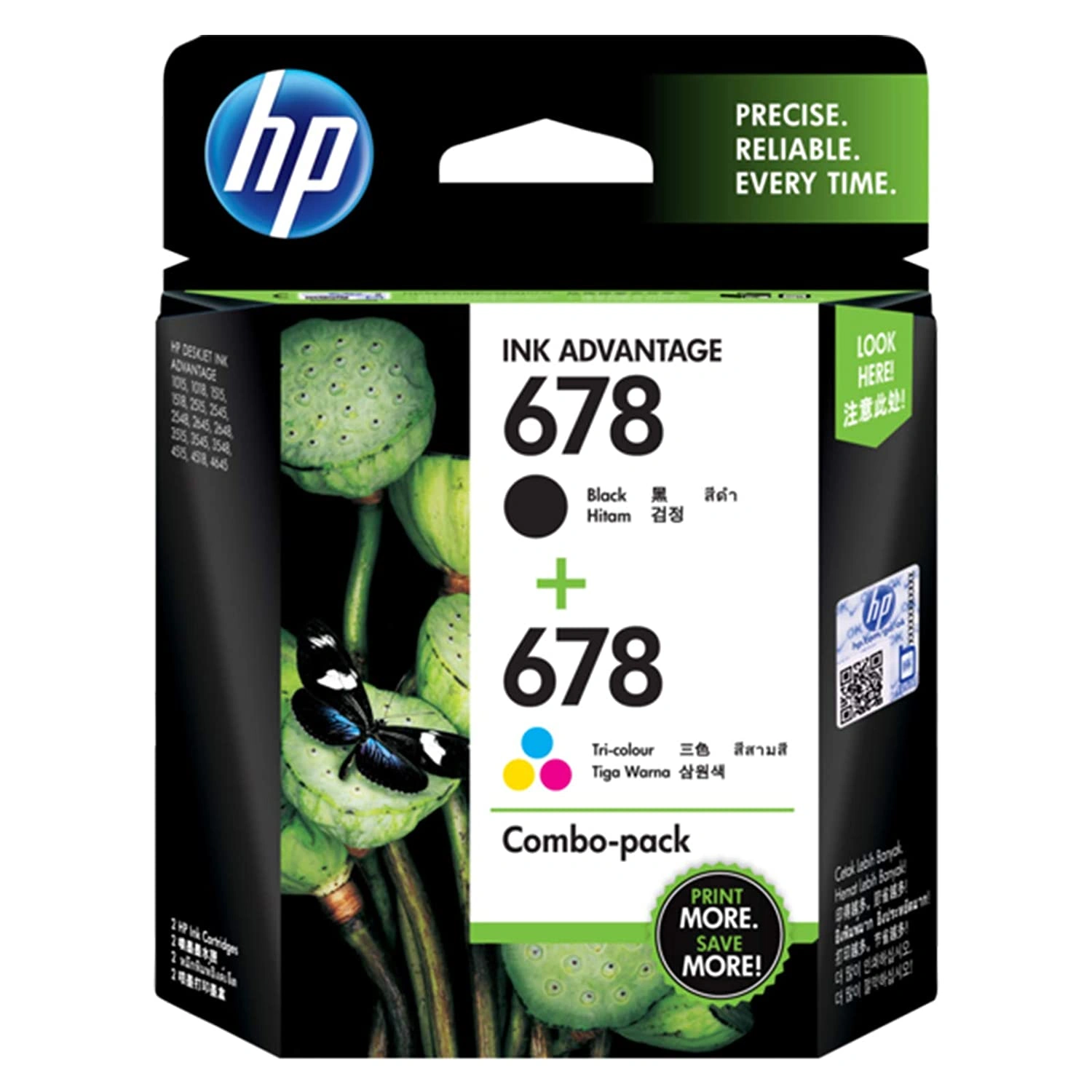 Hp 678 2 Pack Blacktri Color Original Ink Advantage Cartridges Expert Solutions 6450