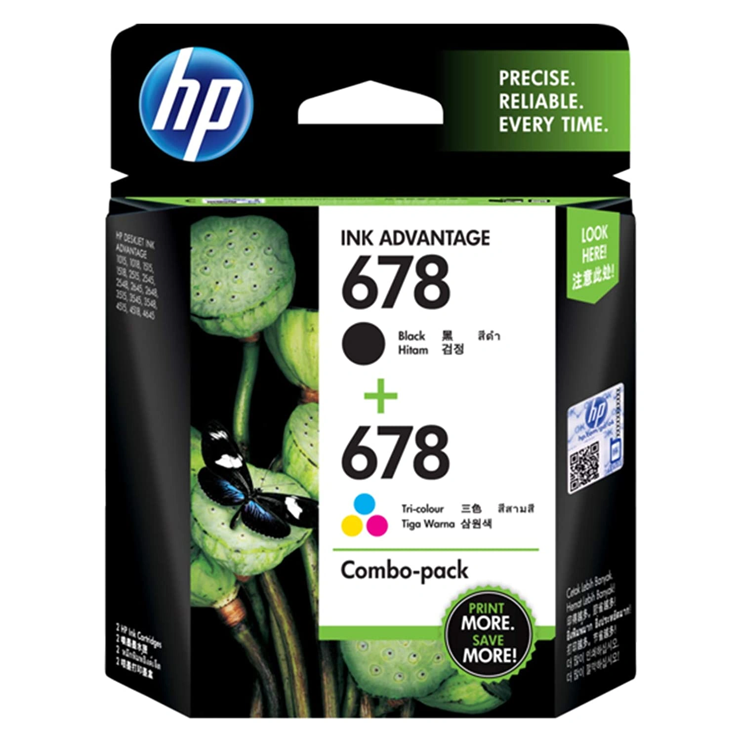 Hp 678 2 Pack Blacktri Color Original Ink Advantage Cartridges Expert Solutions 