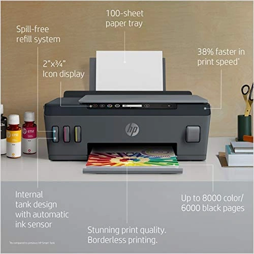 HP   /  Smart    Tank  500  /  All -in -One /  print  /  scan  / copy-1