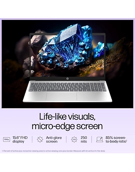 HP Laptop 39.6 cm (15.6) 15-fc0156AU, Silver Buy Now at Expert Solutions India
