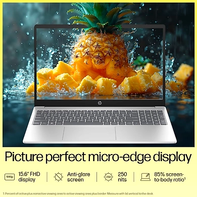 HP Laptop 39.6 cm (15.6) 15-fc0154AU, Silver-1