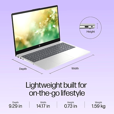 HP Laptop 39.6 cm (15.6) 15-fc0156AU, Silver-2