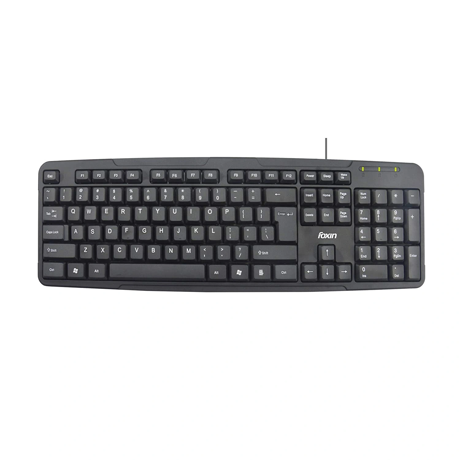 USB Keyboard Foxin FKB-102 Plus Wired-FKB102