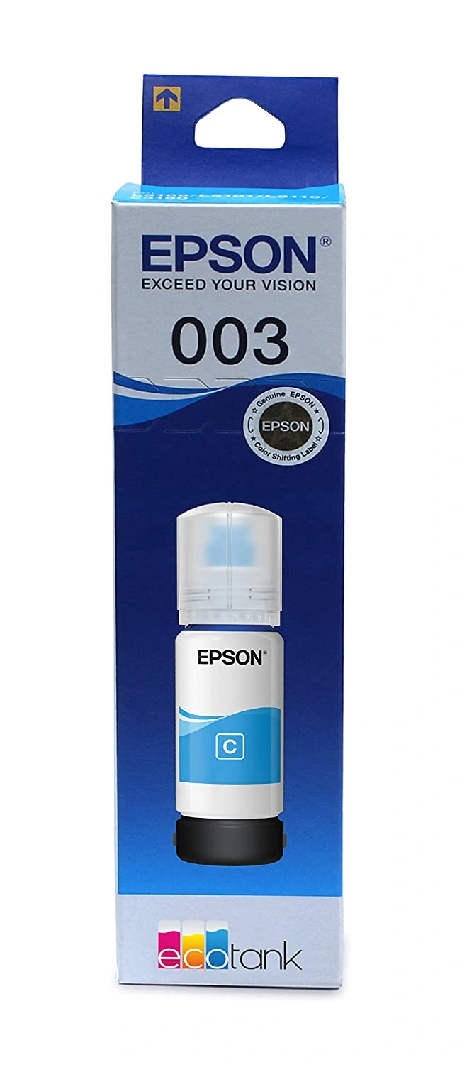 Epson Ink Bottle 003 Cyan 65ml-003C