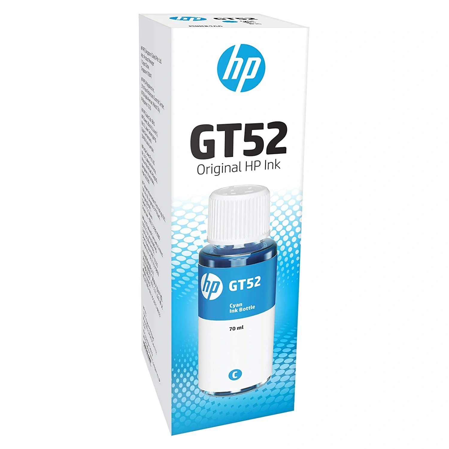 HP Ink Bottle GT52 Cyan 70ml-GT52C