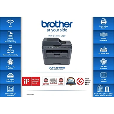 Brother DCP-L2541DW Mono Laser Multi-Function Printer-3