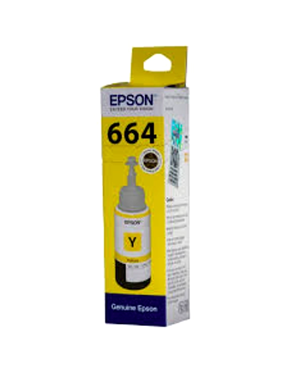 EPSON 664 YELLOW ORIGINAL INK-EPSON664Y