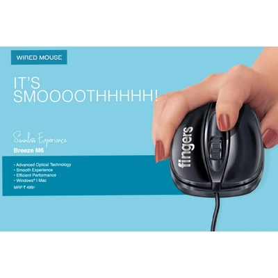 FINGERS USB MOUSE BREEZE M6 WIRED