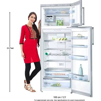 Bosch Double Door Refrigerator KDD46XI30I(401)-KDD46XI30I