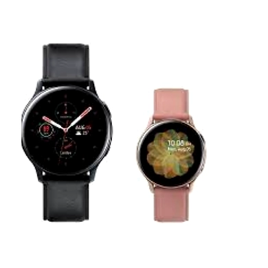 Samsung Galaxy Watch Active 2 Steel Smartwatch  (Black Strap, Regular)-2