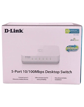 D-Link 5-Port 10/100Mbps Desktop Switch