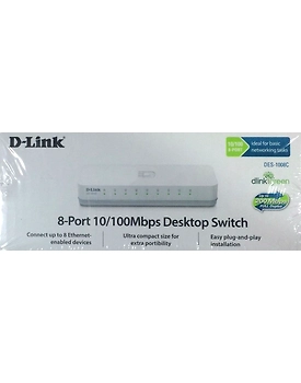 D-Link 8-Port 10/100Mbps Desktop Switch