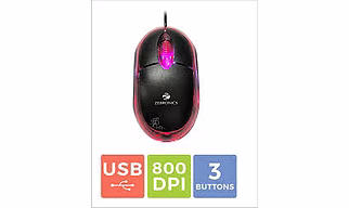 Optical Mouse Neon Zebronics