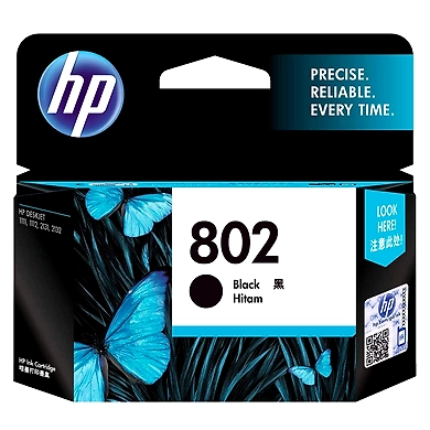 HP 802 SMALL BLACK CARTRIDGE-CH561ZZ