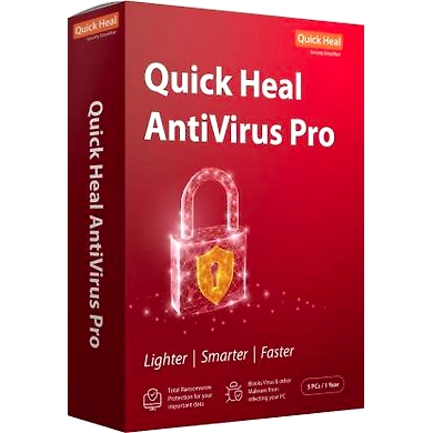 QUICK HEAL ANTI VIRUS PRO FOR 5 USER (1 YR)-Quick-healLR-5