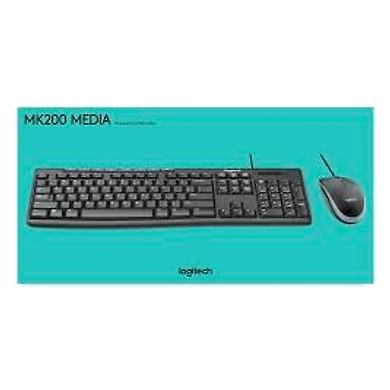 LOGITECH KEYBOARD &amp; MOUSE COMBO (MK200)-MK200