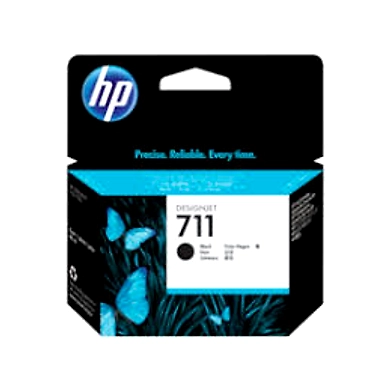 HP 711 80-ml BLACK PLOTTER INK CARTRIDGE-CZ133A