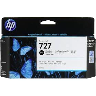 HP 727 130-ml PHOTO BLACK PLOTTER INK CARTRIDGE-B3P23A