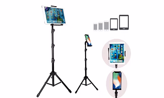 BROLAVIYA® Mobile and Tablet Tripod Stand for Home Office Stage for All 4 to 11 Inch Devices