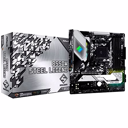 Asrock B550M Steel Legend Motherboard image 1