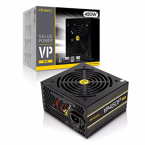 Antec VP450P Plus 450 Watt Power Supply 85% efficient I 80 Plus 230V Standard Certified image 1