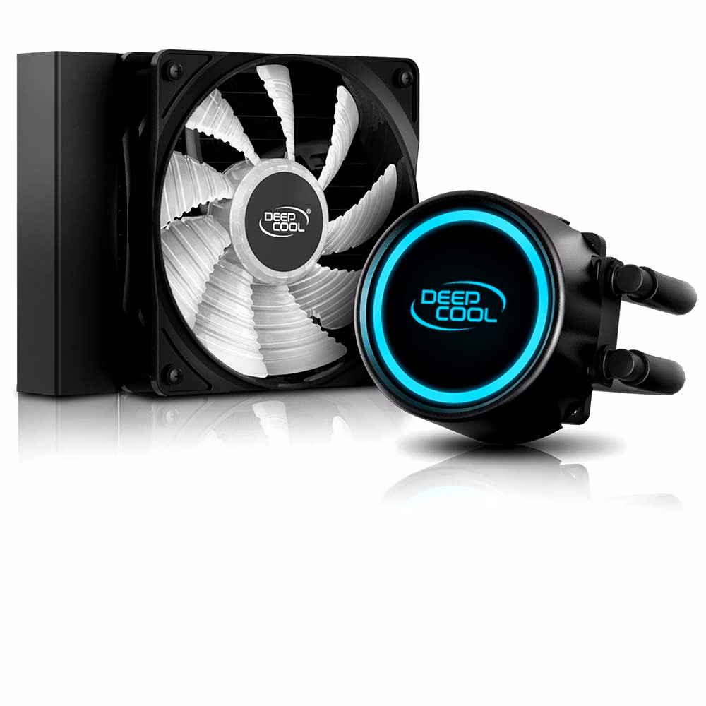 Deepcool GAMMAXX L120T Blue LED CPU Liquid Cooler for Socket Intel LGA2066/2011-v3/2011/1200/1151/1150/1155/1366 AM4/AM3+/AM3/AM2+/AM2/FM2+/FM2/FM1 image 2