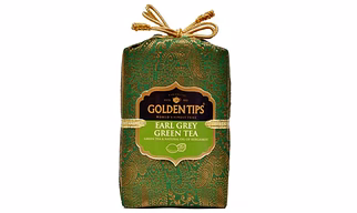 Golden Tips Earl Grey Green Tea Loose Leaves Brocade Bag (200 Gram, 100 cups)