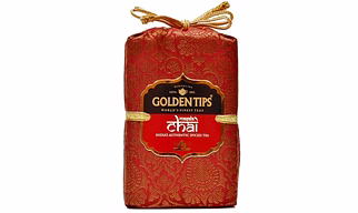 Golden Tips Spice Tea India's Masala CTC Loose Leaves Brocade Bag (200 Gram, 100 cups)
