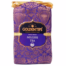golden tips nilgiri black tea loose leaves brocade bag (200 gram, 100 cups)