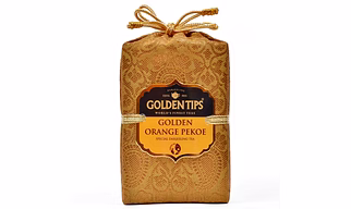 Golden Tips Orange Pekoe Black Tea Loose Leaves Brocade Bag (100 Gram, 50 cups)