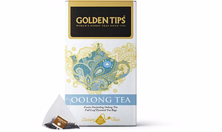 Golden Tips Full Leaf Pyramid Oolong Tea (20 Bags, 40 Gram)