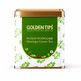 golden tips potent potpourri moringa green tea (100gm - 50 cups)