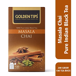 golden tips masala tea bags (100 cups) 100% natural, 200 g