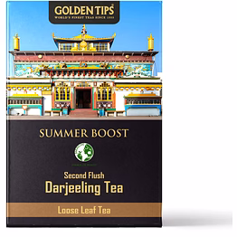 golden tips summer boost second flush darjeeling black tea (100gm- 50 cups) (100gm)
