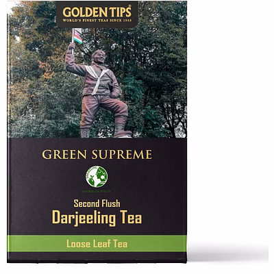 golden tips green supreme darjeeling green tea second flush (250 gm - 125 cups)