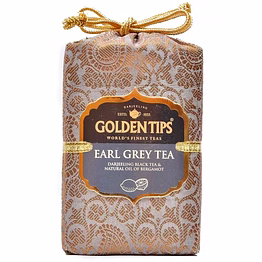 golden tips -darjeeling earl grey loose leaves black tea brocade bag (100 gram, 50 cups)