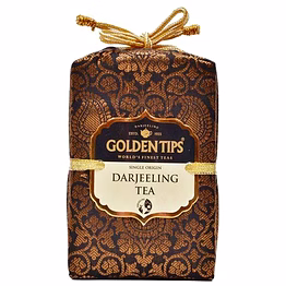 golden tips darjeeling black tea brocade bag (200g- 100 cups)