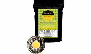 Golden Tips Lemon Grass Organic Loose Leaf Tea Green Tea (250 Gram, 120 cups)