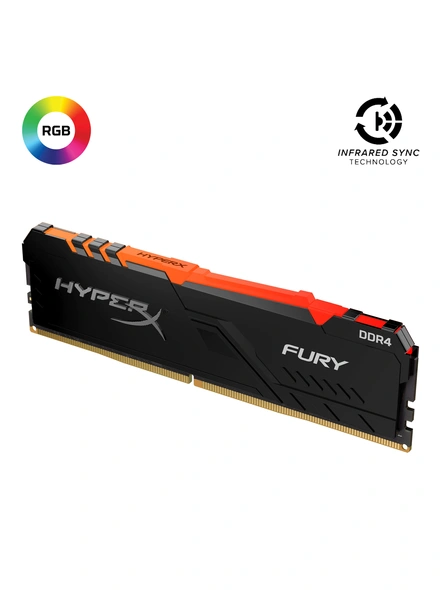 HyperX HX424C15FB3A-8, 8GB 2400MHz DDR4 CL15 DIMM 1Rx8 HyperX FURY RGB-HX424C15FB3A-8