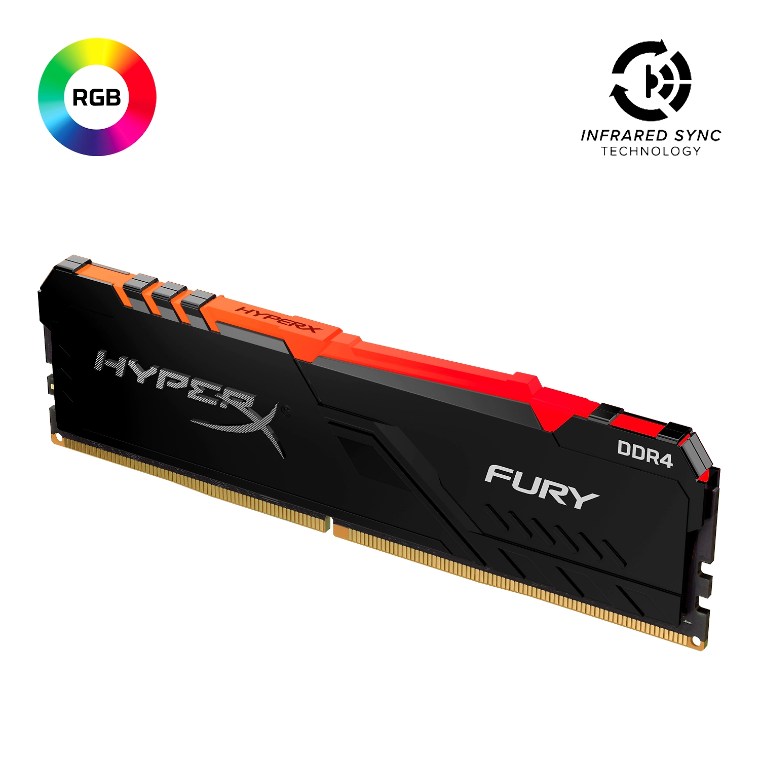 HyperX HX432C16FB3A 8 8GB 3200MHz DDR4 CL16 DIMM 1Rx8 HyperX FURY