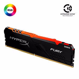 hyperx hx432c16fb3a-8 8gb 3200mhz ddr4 cl16 dimm 1rx8 hyperx fury rgb