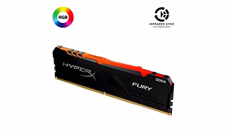 HyperX HX432C16FB3A-8  8GB 3200MHz DDR4 CL16 DIMM 1Rx8 HyperX FURY RGB