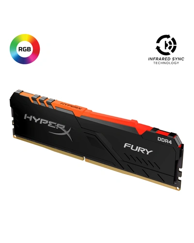 HyperX HX424C15FB3A-16, 16GB 2400MHz DDR4 CL15 DIMM HyperX FURY RGB-HX424C15FB3A-16