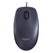 Logitech M90 Wired USB Mouse (Black)-M90-sm